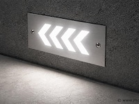 6 x led trapverlichting 3w - 6400k koud wit – ip54 – beril - afbeelding 3 van  5