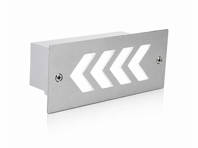 6 x led trapverlichting 3w - 6400k koud wit – ip54 – beril - afbeelding 2 van  5