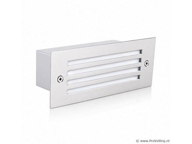6 x led trapverlichting 3w - 6400k koud wit – ip54 – oltu - afbeelding 2 van  5