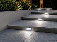 6 x led trapverlichting 3w - 6400k koud wit – ip54 – oltu - afbeelding 3 van  5