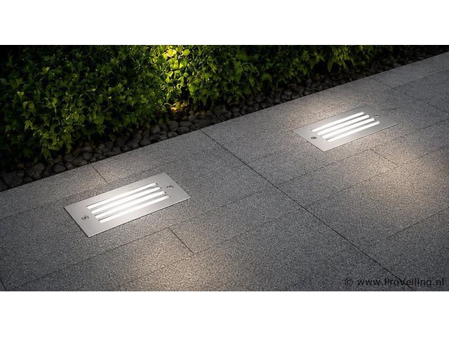 6 x led trapverlichting 3w - 6400k koud wit – ip54 – oltu - afbeelding 1 van  5