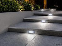 6 x led trapverlichting 3w - 6400k koud wit – ip54 – oltu - afbeelding 3 van  5