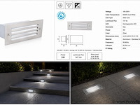 6 x led trapverlichting 3w - 6400k koud wit – ip54 – oltu - afbeelding 5 van  5