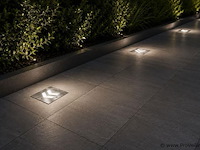 6 x led trapverlichting 3w - 6400k koud wit – ip54 – oniks - afbeelding 1 van  5