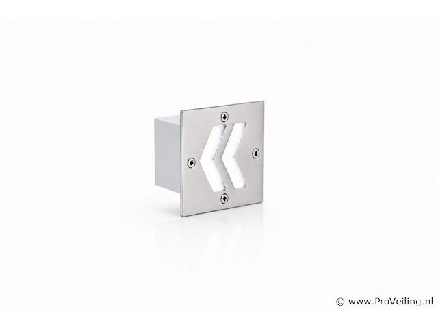 6 x led trapverlichting 3w - 6400k koud wit – ip54 – oniks - afbeelding 2 van  5