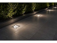 6 x led trapverlichting 3w - 6400k koud wit – ip54 – oniks