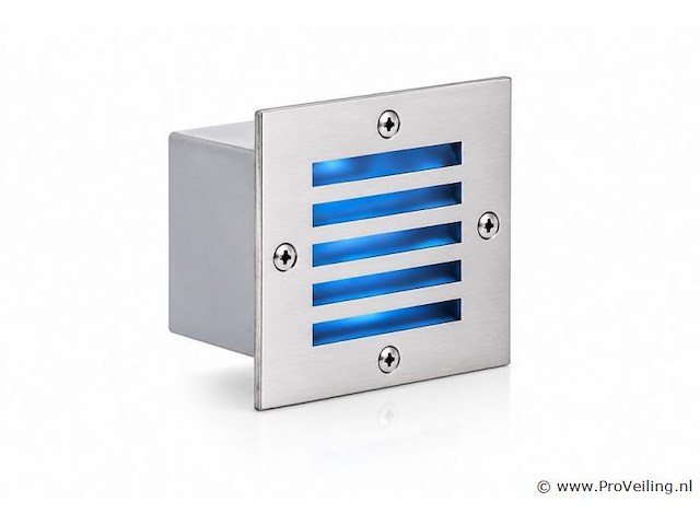 6 x led trapverlichting 3w - blauw – ip54 – akik - afbeelding 2 van  5