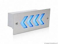 6 x led trapverlichting 3w - blauw – ip54 – beril - afbeelding 2 van  5