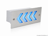 6 x led trapverlichting 3w - blauw – ip54 – beril - afbeelding 2 van  5