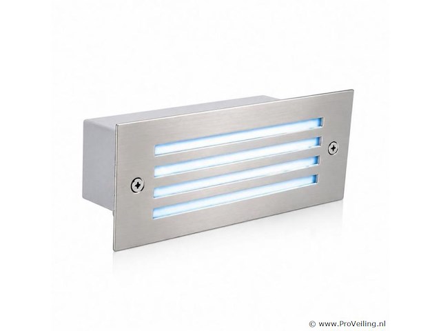 6 x led trapverlichting 3w - blauw – ip54 – oltu - afbeelding 2 van  5
