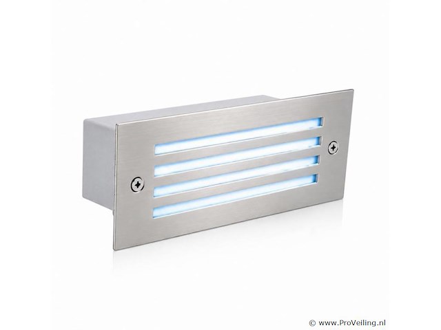 6 x led trapverlichting 3w - blauw – ip54 – oltu - afbeelding 2 van  5