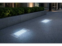 6 x led trapverlichting 3w - blauw – ip54 – oltu