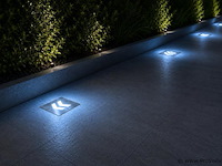 6 x led trapverlichting 3w - blauw – ip54 – oniks - afbeelding 1 van  5