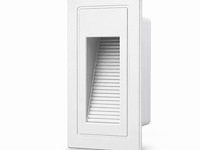 6 x led trapverlichting 3w – 3000k warm wit - rechthoek – wit – ip54 – yoga-v1 - afbeelding 2 van  5