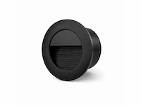 6 x led trapverlichting 3w – 3000k warm wit - rond – zwart – ip54 – icon-r - afbeelding 2 van  5