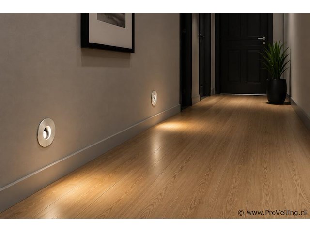 6 x led trapverlichting 3w – 4000k neutraal wit - matchroom – ip20 – yakut - afbeelding 1 van  5