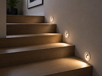 6 x led trapverlichting 3w – 4000k neutraal wit - matchroom – ip20 – yakut - afbeelding 3 van  5