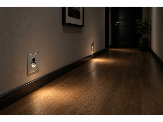 6 x led trapverlichting 3w – 4000k neutraal wit - matchroom – ip20 – zümrüt - afbeelding 1 van  5