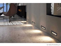 6 x led trapverlichting – 6w – 3000k warm wit – ip65 – rechthoekig – ly05 - afbeelding 5 van  5