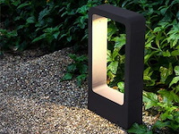 6 x tuinlamp 7w led 40 cm - 3500k warm wit (sla-01) - afbeelding 3 van  4