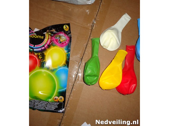 6 zakjes met 5 ledballonnen - afbeelding 5 van  5
