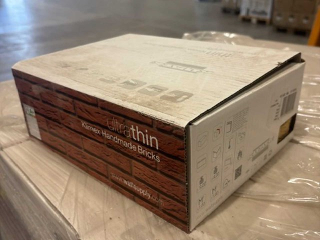 60 m² ultrathin classic bt wf sand lichtgewicht beton steenstrips – genuanceerde baksteenlook - afbeelding 1 van  1