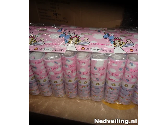 60 pakjes met 3 serpetines fairy girl - afbeelding 3 van  3
