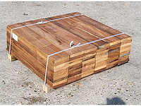 60 x guyana teak planken 25 x 140mm , lengte 85 cm - afbeelding 2 van  5