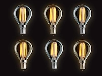 60 x nordlux filament led lamp 4.6 watt, e27