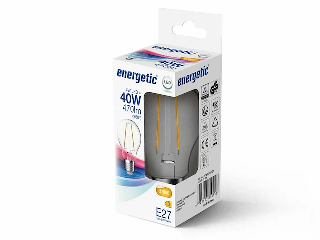 60 x nordlux filament led lamp 4.6 watt, e27 - afbeelding 1 van  4