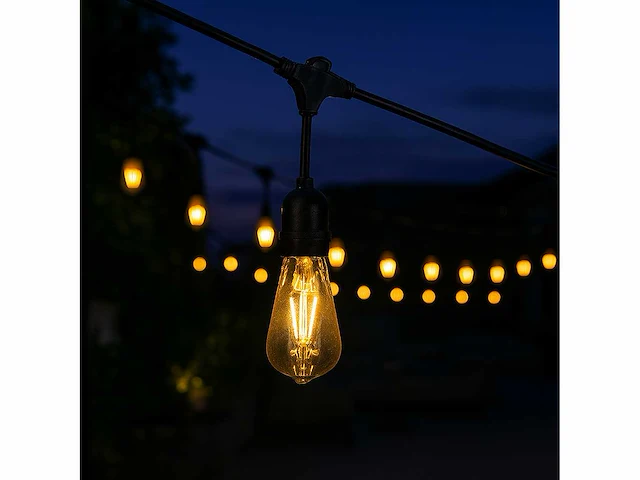 60 x st64 amber filament lamp – 6w – e27 – dimbaar – ip20 - afbeelding 6 van  8