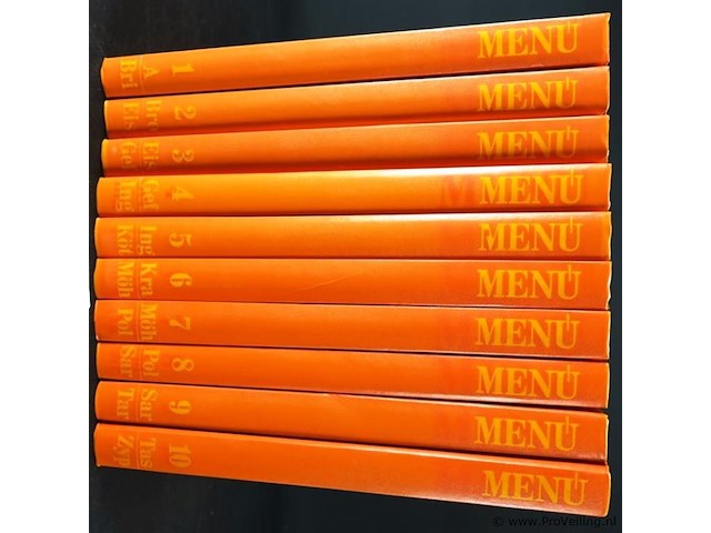 6000 recepten in 10 banden menu die schonsten recepten der welt - afbeelding 4 van  5