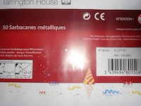 600x blaaspijpjes 16cm metallic