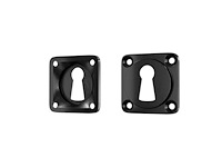 (600x) set sleutelplaatjes - zwart - 37x37 mm - afbeelding 2 van  2