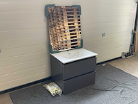 60cm badmeubelset met hangkast