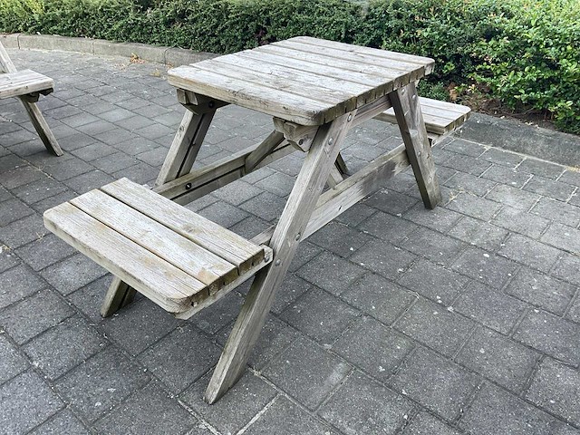 60cm picknick bank - afbeelding 1 van  1