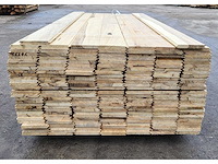 60m2 afrikaans eiken vloerdelen 18 x 140 mm, lengte 210cm ( 204x ) - afbeelding 3 van  4