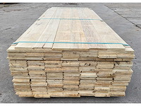 60m2 afrikaans eiken vloerdelen 18 x 140 mm, lengte 240cm ( 180x ) - afbeelding 1 van  7