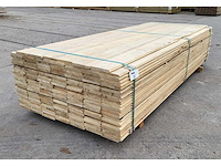 60m2 afrikaans eiken vloerdelen 18 x 140 mm, lengte 240cm ( 180x ) - afbeelding 2 van  7