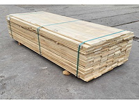 60m2 afrikaans eiken vloerdelen 18 x 140 mm, lengte 240cm ( 180x ) - afbeelding 4 van  7
