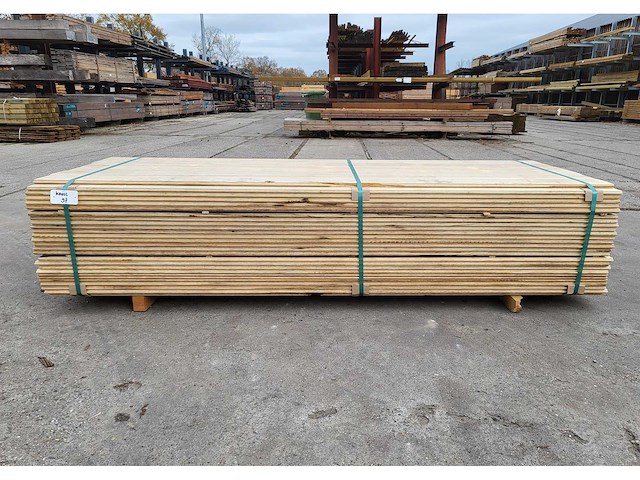 60m2 afrikaans eiken vloerdelen 18 x 140 mm, lengte 240cm ( 180x ) - afbeelding 7 van  7