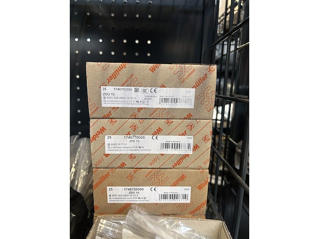 60x bouwmarkt artikelen w.o. verbindingsrijgklem, adereindhulzen w.o. weidmüller - afbeelding 3 van  7