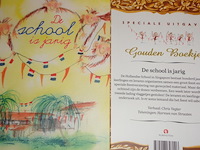 60x gouden boekje de school is jarig - afbeelding 3 van  3
