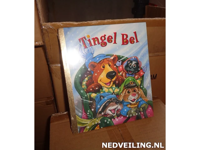 60x gouden boekje tingel bel - afbeelding 3 van  3