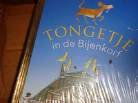 60x gouden boekje tongetje in de bijenkorf