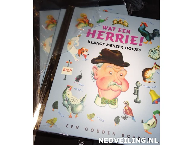 60x gouden boekje wat een herrie klaagt meneer hopjes - afbeelding 3 van  3