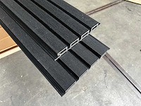 60x rhombus gevelbekleding composiet zwart - 290 cm lang - 35 m2 - afbeelding 5 van  5