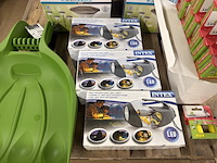60x tuinartikelen w.o. tuinverlichting, bloempotten, multifunctionele led lamp, bladschep w.o. intex, progarden - afbeelding 3 van  9