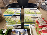 60x tuinartikelen w.o. tuinverlichting, bloempotten, multifunctionele led lamp, bladschep w.o. intex, progarden - afbeelding 5 van  9
