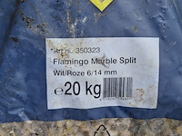 60x zak flamingo marble split a 20 kg gardenlux - afbeelding 3 van  5